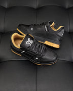 White Leather Logo Chunky - Men's