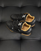White Leather Logo Chunky - Men's