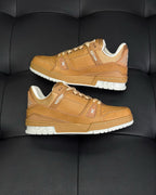 White Leather Logo Chunky - Men's