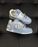 White Leather Logo Chunky - Men's