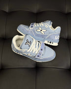 White Leather Logo Chunky - Men's