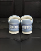 White Leather Logo Chunky - Men's