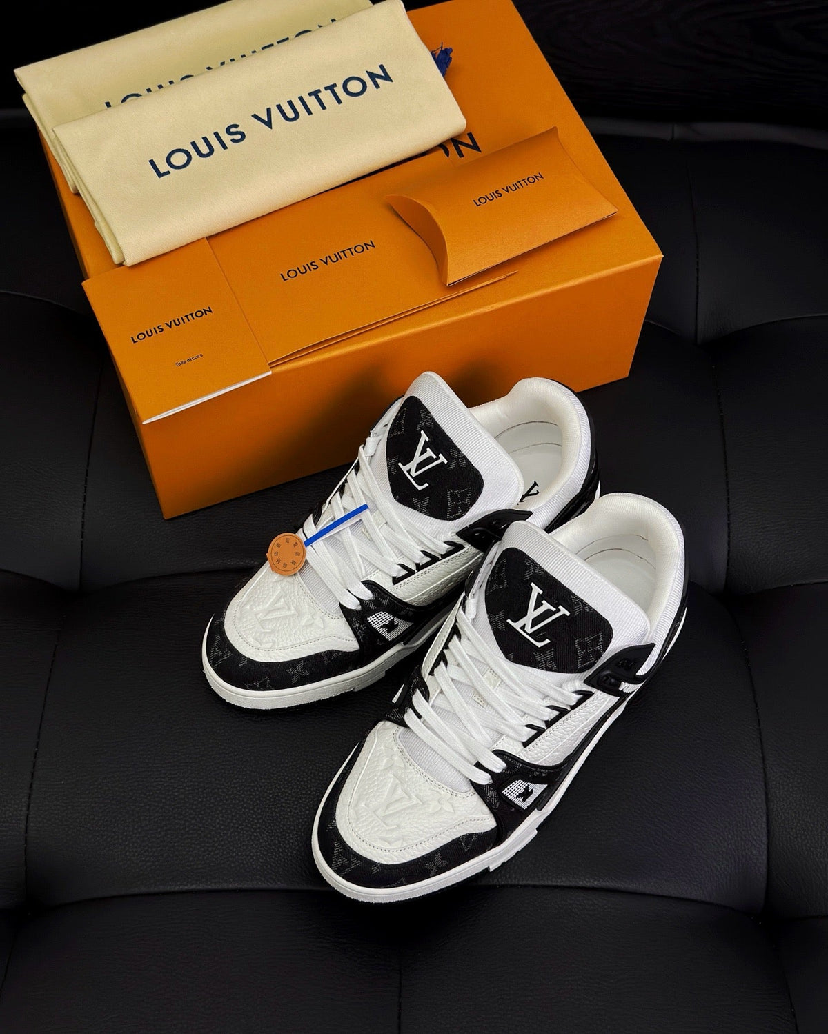 Black and White Sneakers