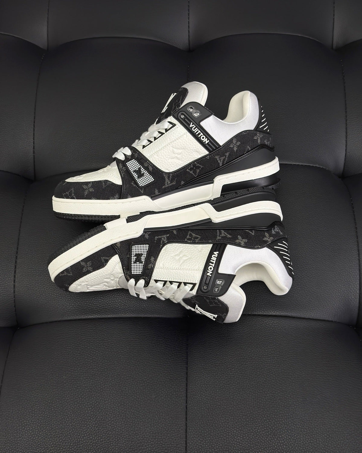 Black and White Sneakers