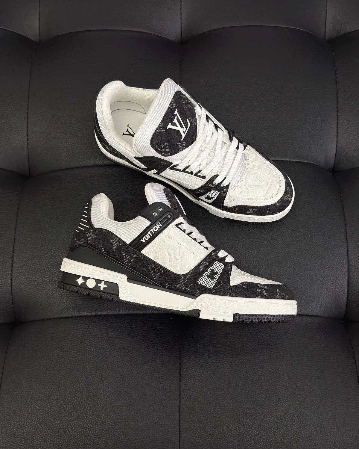 Black and White Sneakers