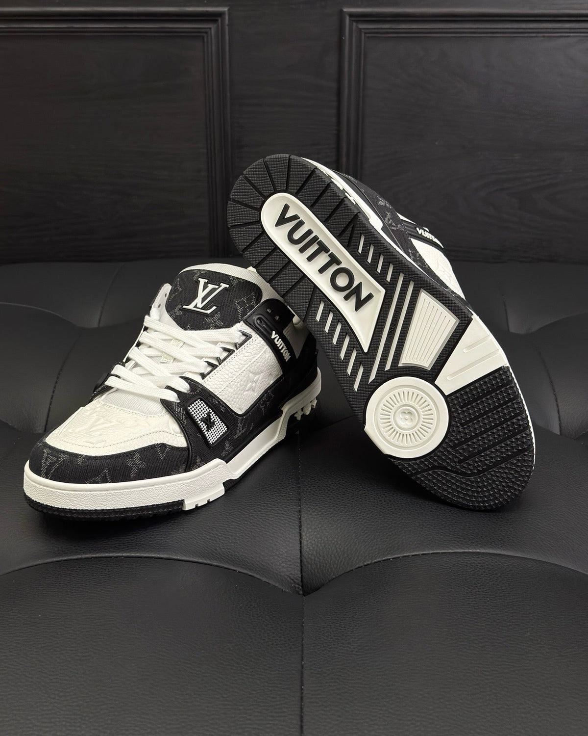 Black and White Sneakers