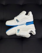 White Leather Logo Chunky - Men's