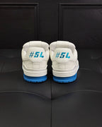 White Leather Logo Chunky - Men's
