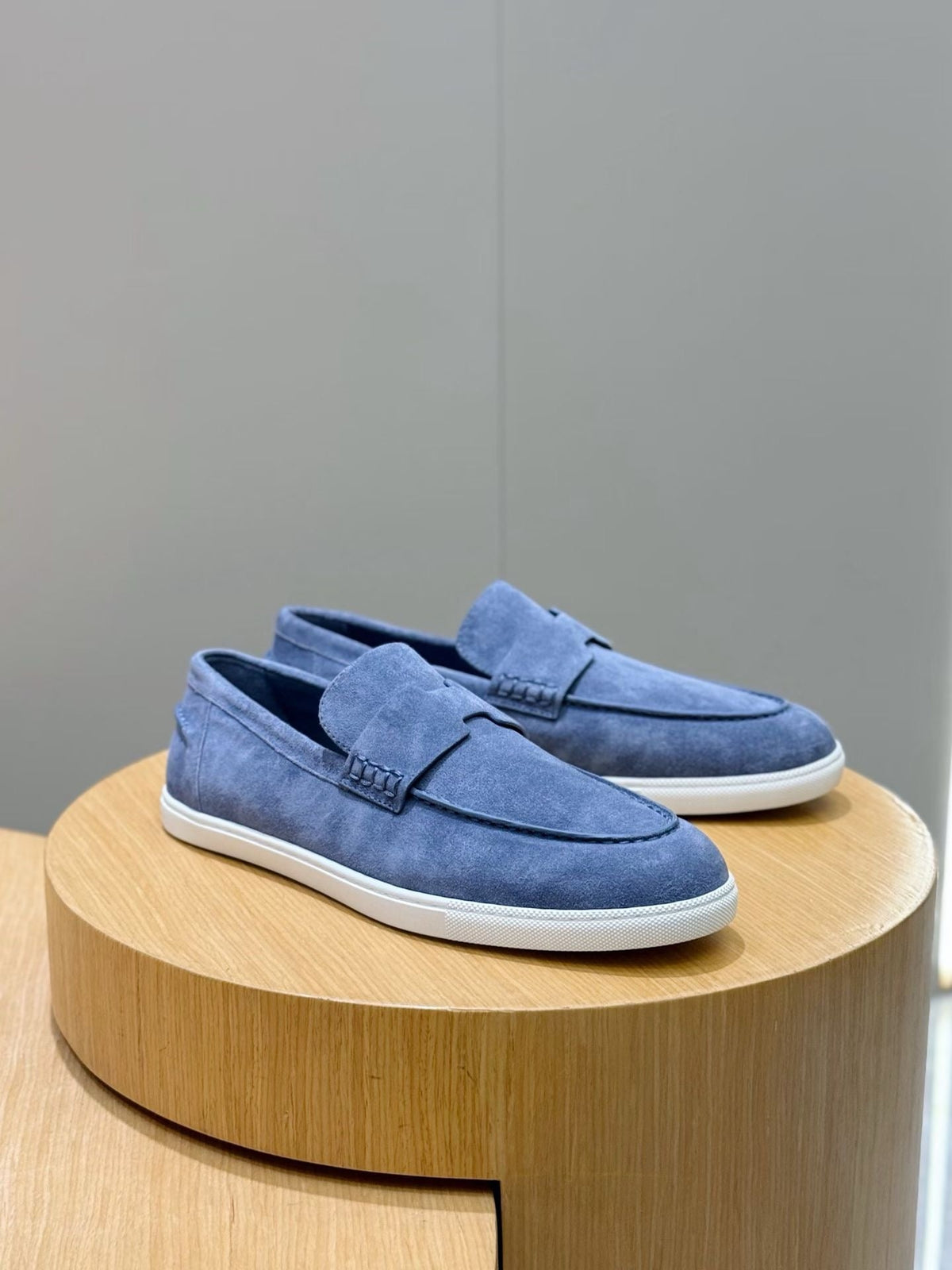 Steel Dark Brown and Black Loafers - Men's