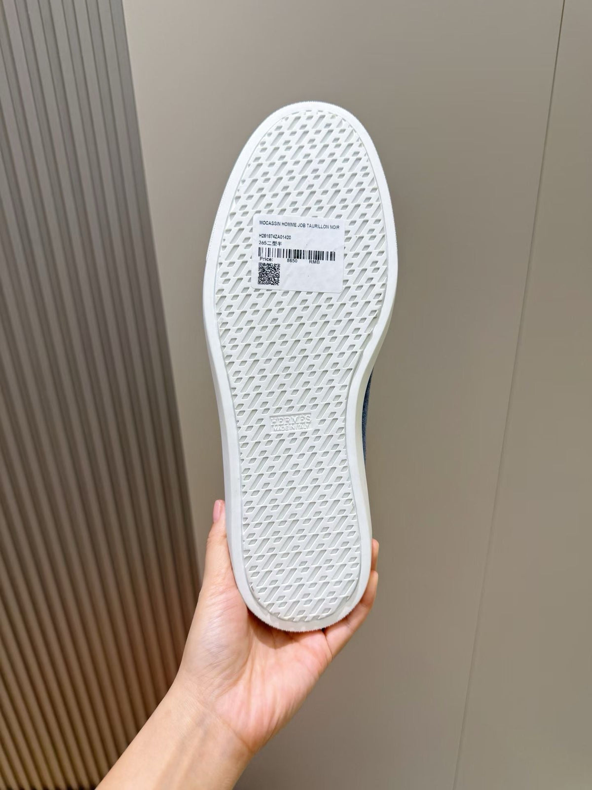 Loafer aus Stahl, Dunkelbraun und Schwarz – Herren
