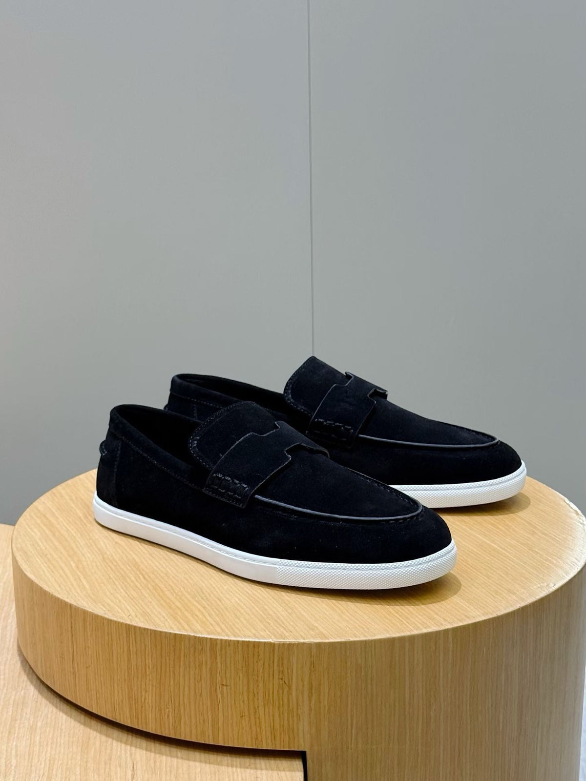 Steel Dark Brown and Black Loafers - Men's