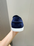 Loafer aus Stahl, Dunkelbraun und Schwarz – Herren