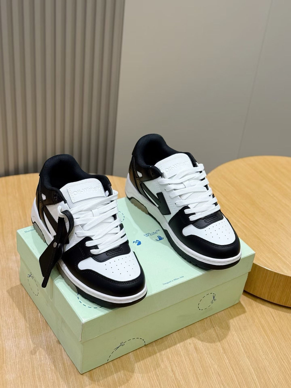Black and White Sneakers