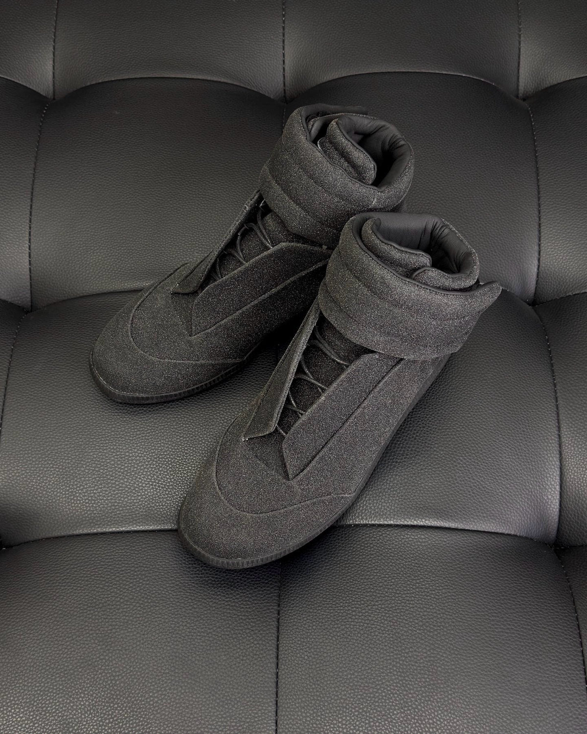 Dark Grey and White Sneakers