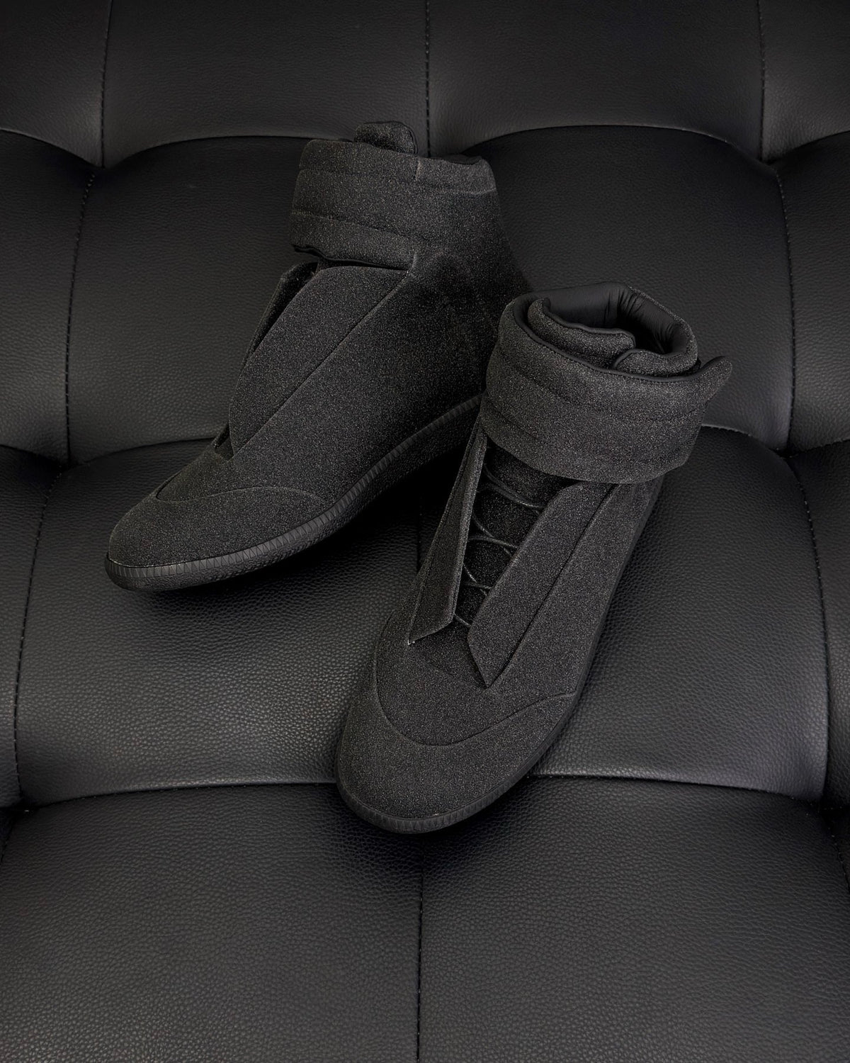 Dark Grey and White Sneakers