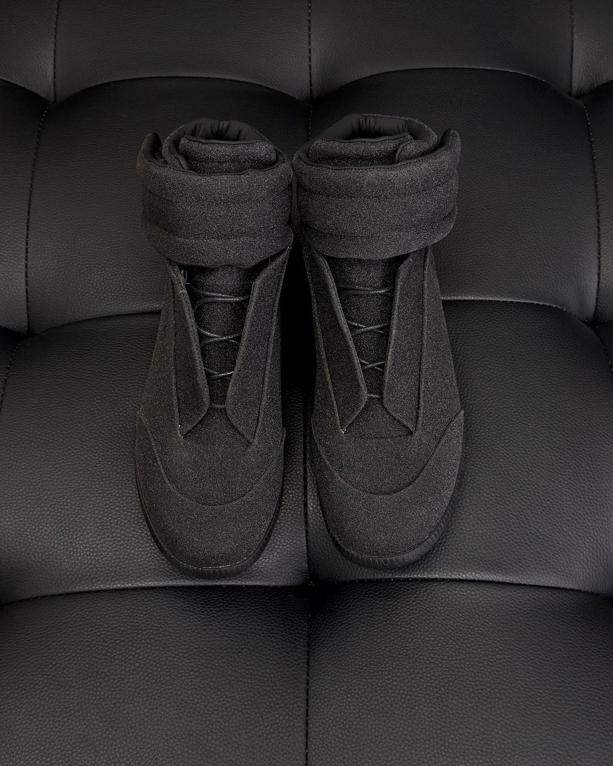 Dark Grey and White Sneakers