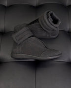 Dark Grey and White Sneakers