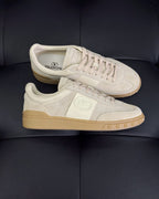Grey and Brown Sneakers