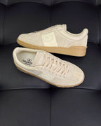Grey and Brown Sneakers