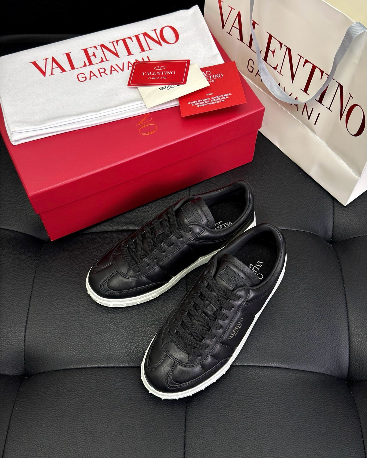 Black and White Sneakers
