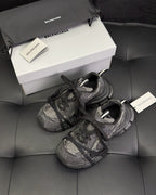 Black and Grey Sneakers