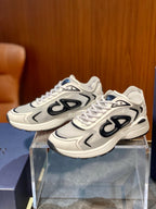 Mesh Runner Cream Sneakers - Men's