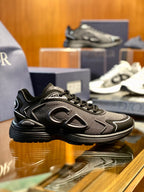 Mesh Runner Cream Sneakers - Men's