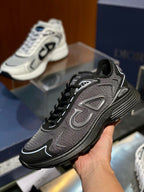 Mesh Runner Cream Sneakers - Men's