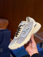 Mesh Runner Cream Sneakers - Men's