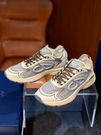 Mesh Runner Cream Sneakers - Men's