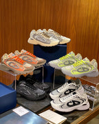 Mesh Runner Cream Sneakers - Men's