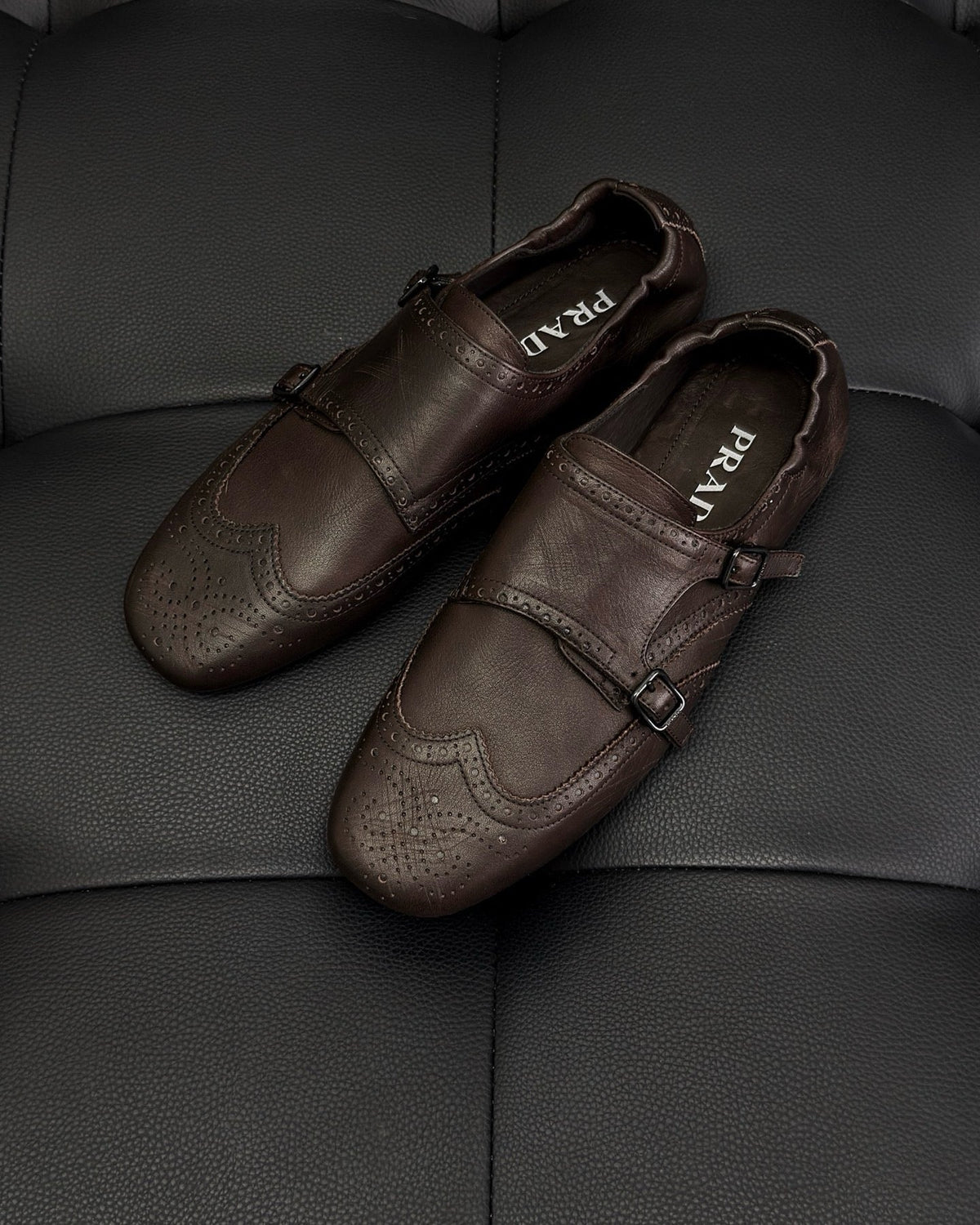 Dark Brown and Black Mules