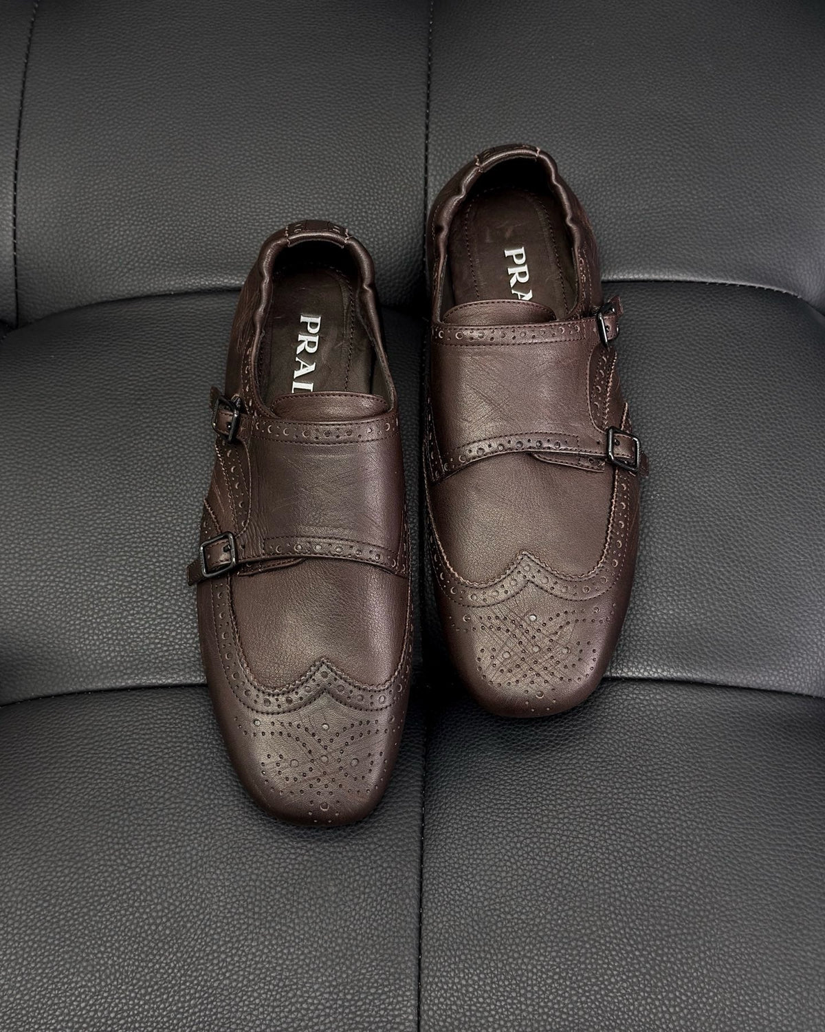 Dark Brown and Black Mules
