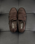 Dark Brown and Black Mules