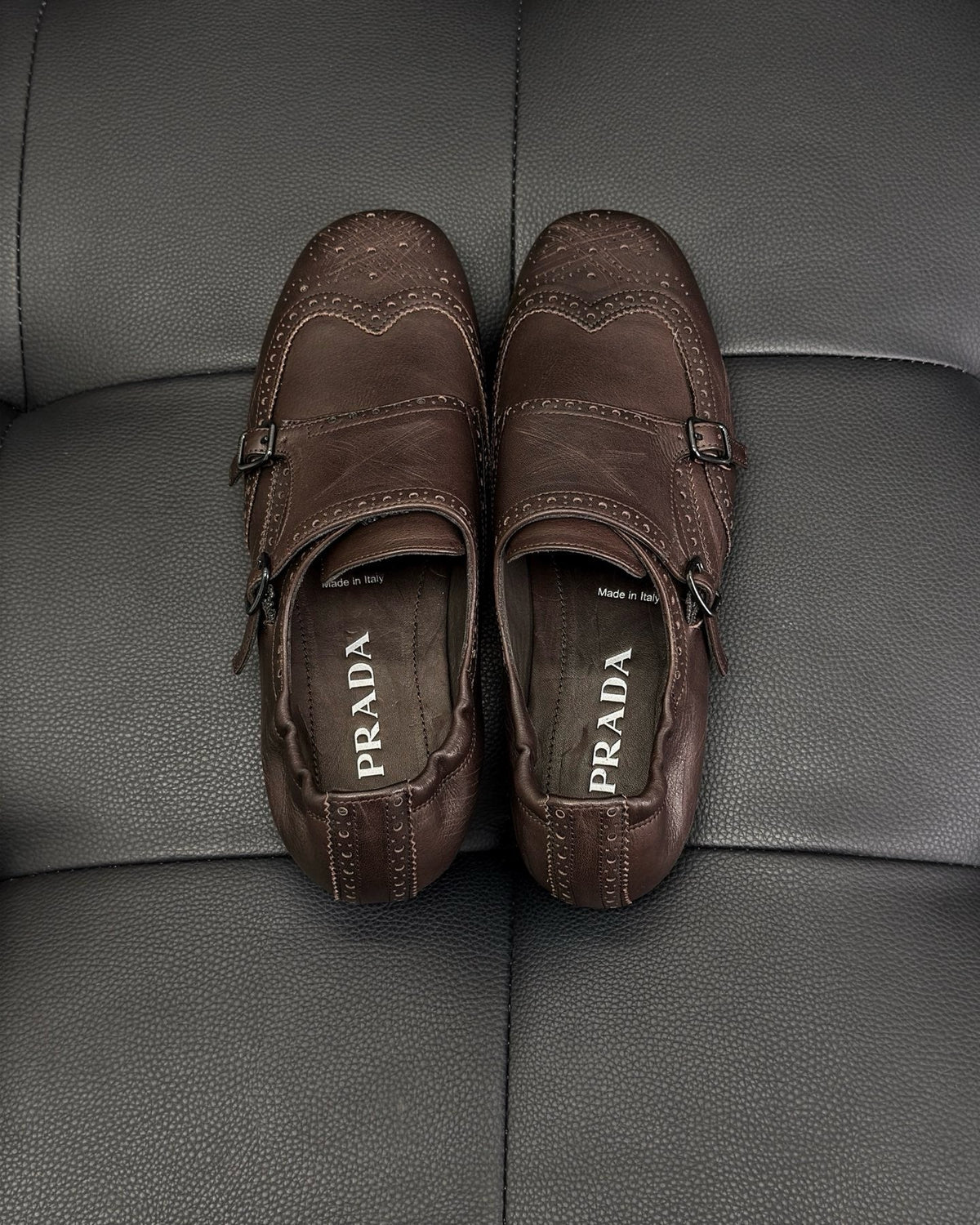 Dark Brown and Black Mules