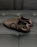 Dark Brown and Black Mules