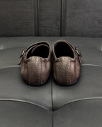 Dark Brown and Black Mules