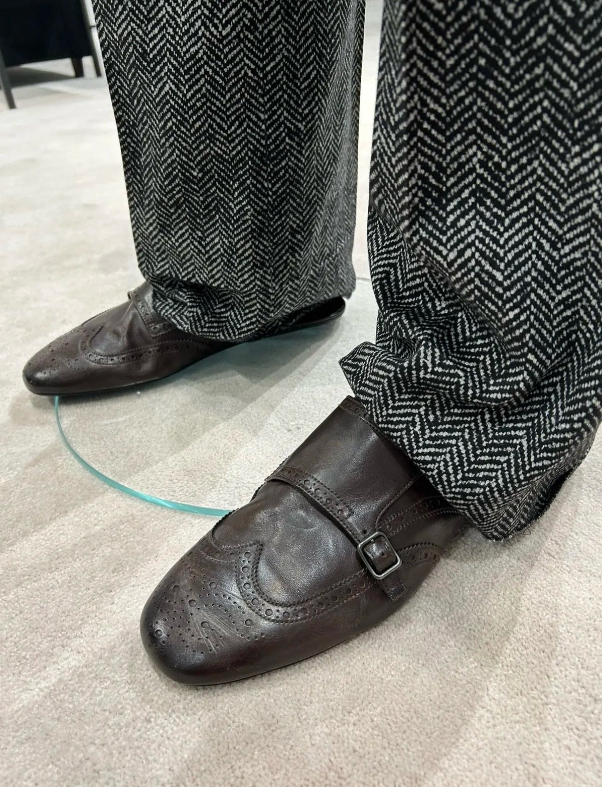 Dark Brown and Black Mules