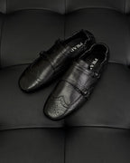 Dark Brown and Black Mules