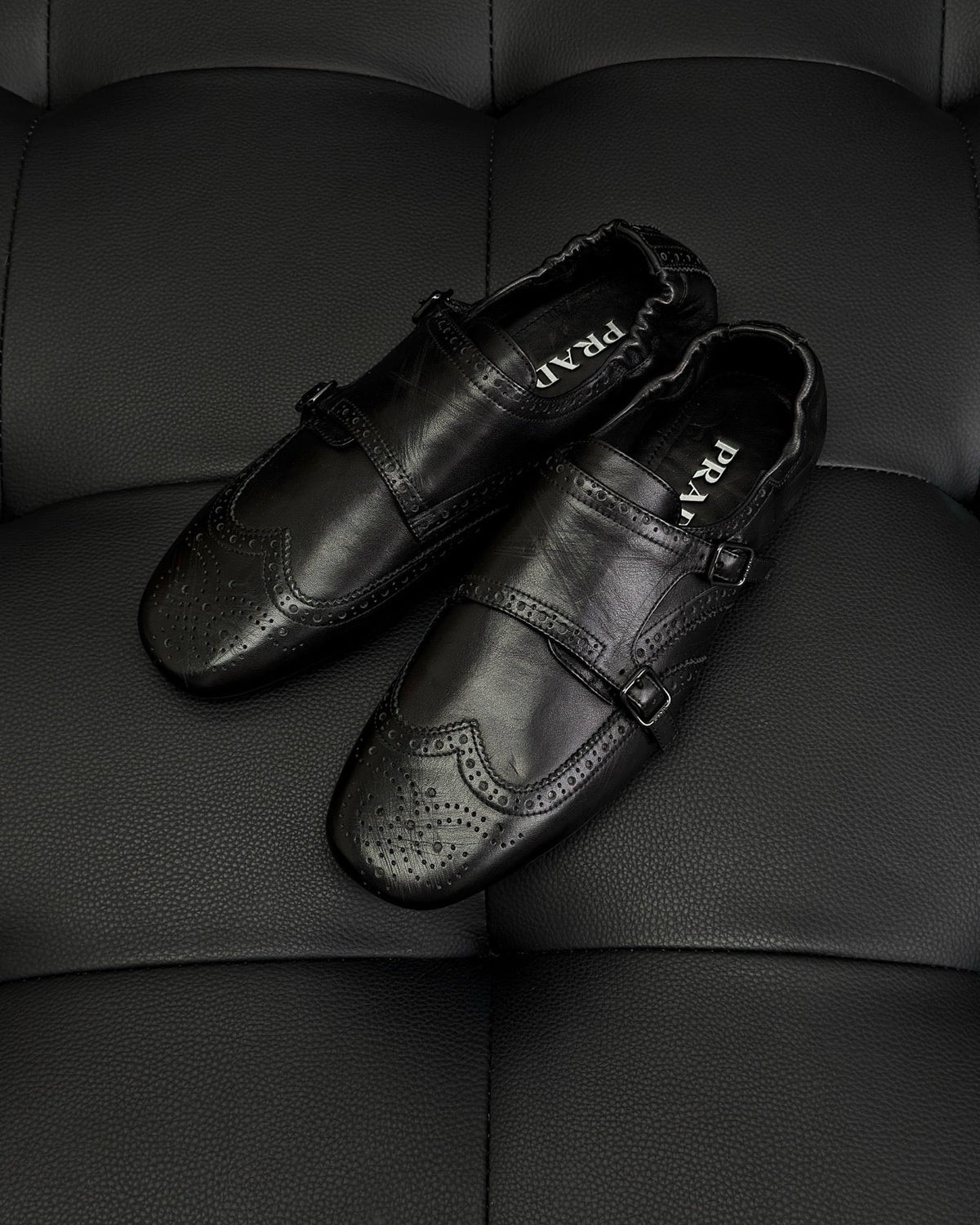 Dark Brown and Black Mules