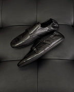 Dark Brown and Black Mules