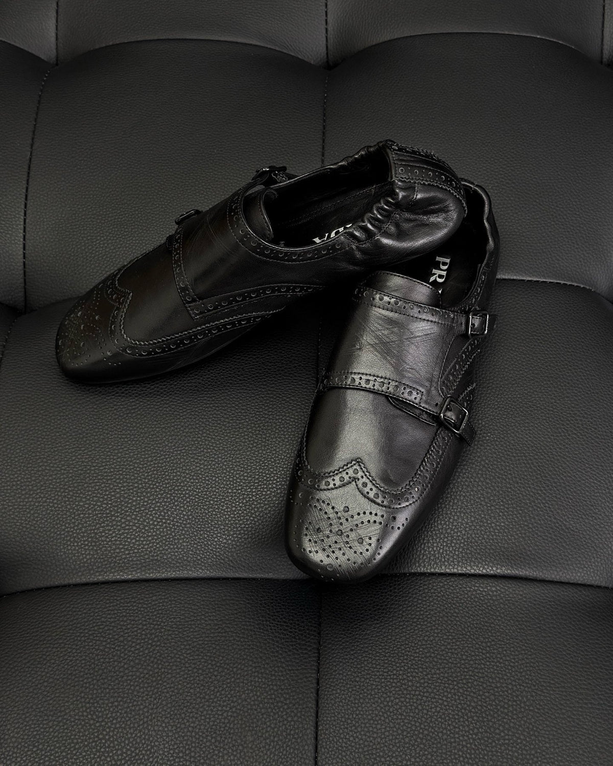 Dark Brown and Black Mules