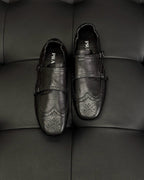 Dark Brown and Black Mules