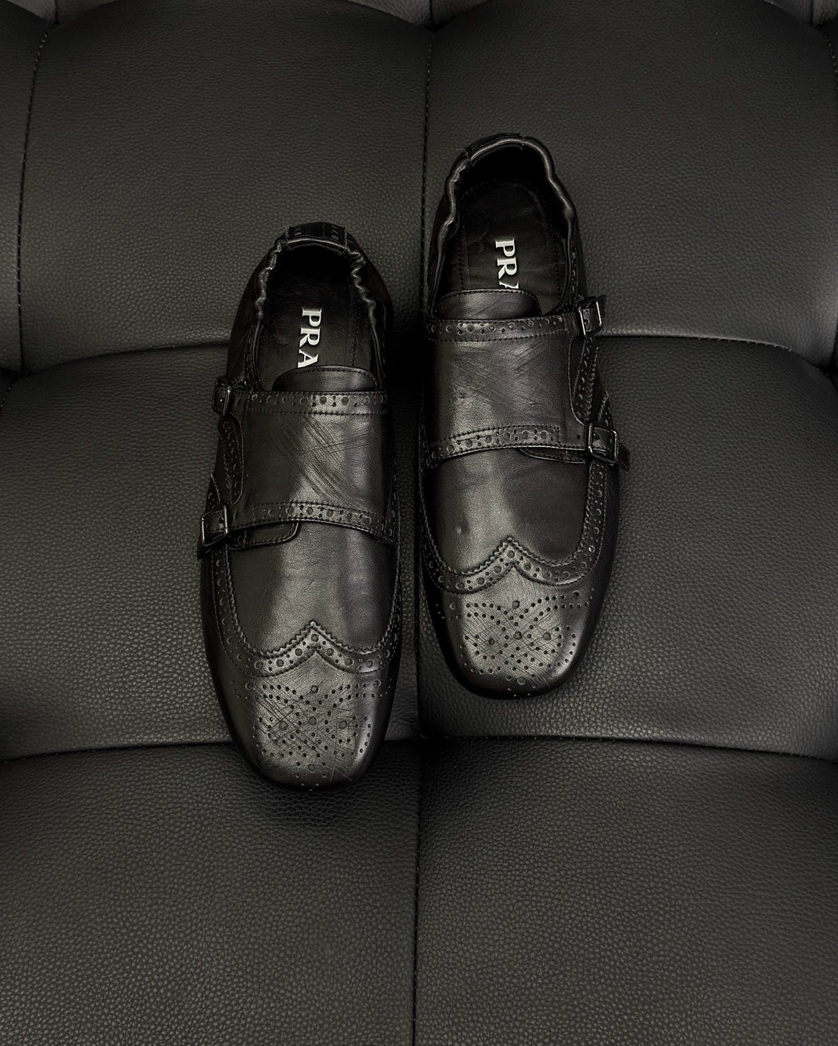 Dark Brown and Black Mules