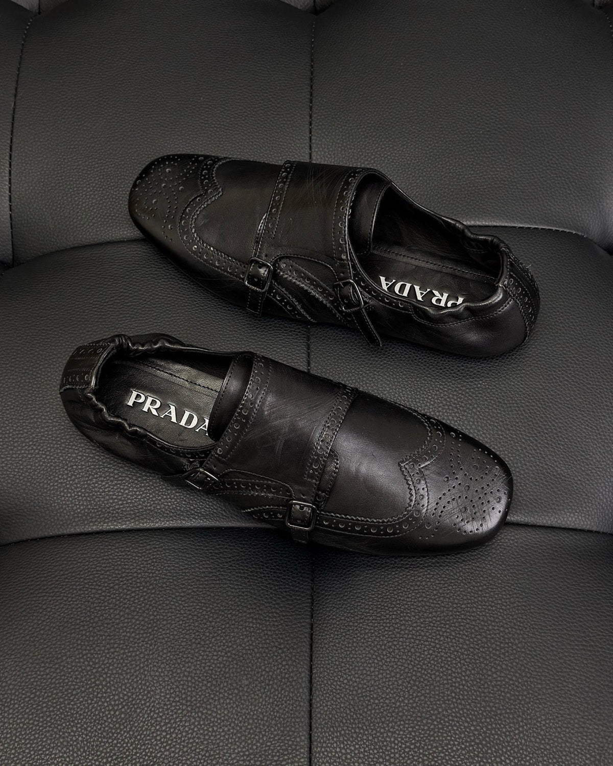 Dark Brown and Black Mules