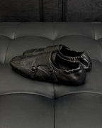 Dark Brown and Black Mules