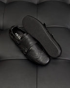 Dark Brown and Black Mules