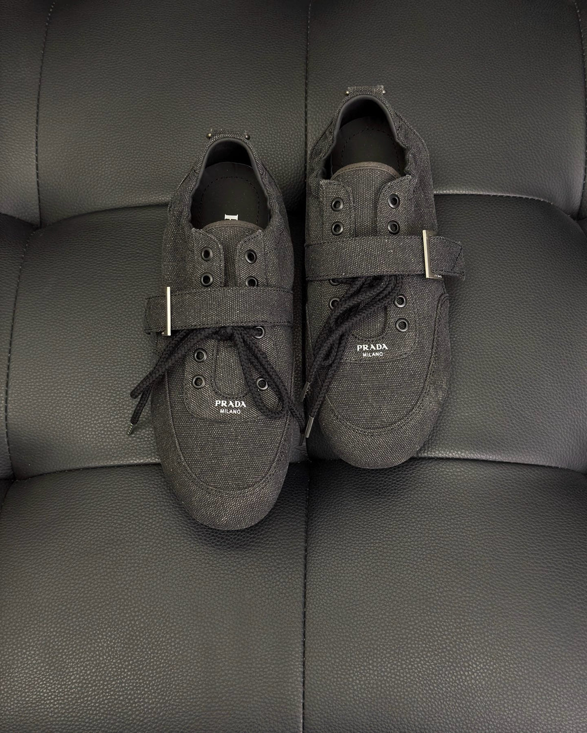 Grey Suede Double Buckle Monk - Men's