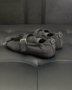 Grauer Wildleder-Monk-Schuh mit doppelter Schnalle - Herren