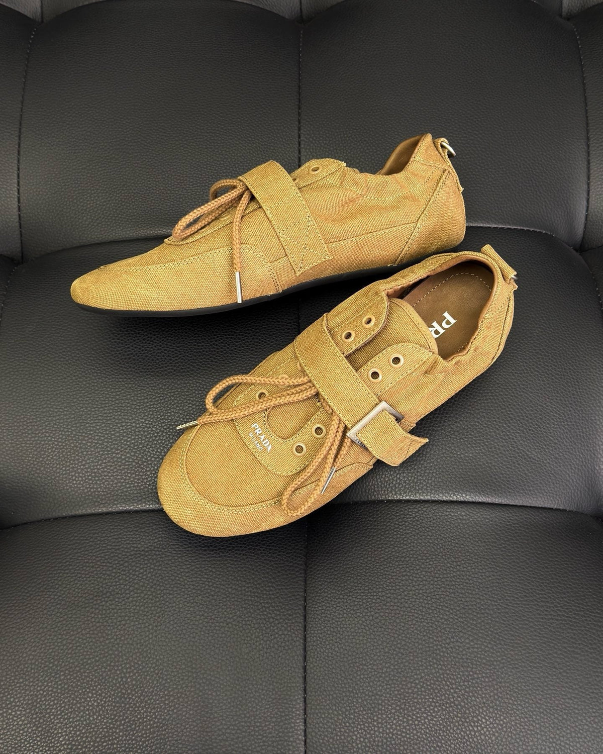 Camel Suede Double Buckle Monk - Men's